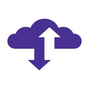 cloud upload download icon