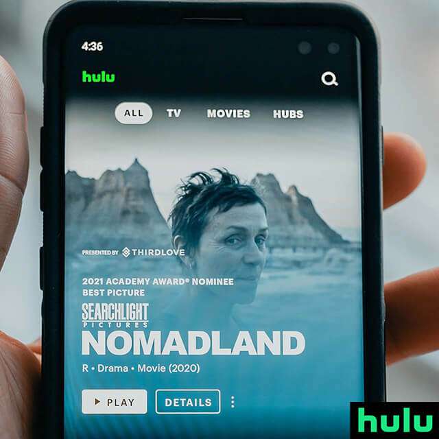 Hulu on phone