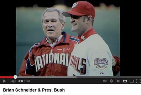 Brian Schneider and President Bush