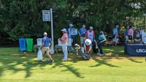 hydration shation at golf tournament