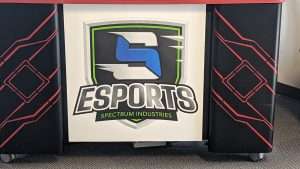 Esports front desk logo