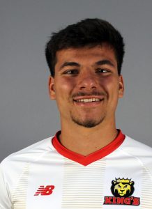 Profile image of Atiyeh Az, soccer player for the King's, wearing a white jersey