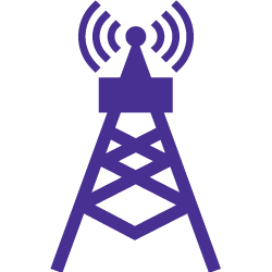 Cellular tower icon