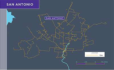 Astound service area San Antonio map