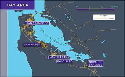 Astound service area Bay Area map
