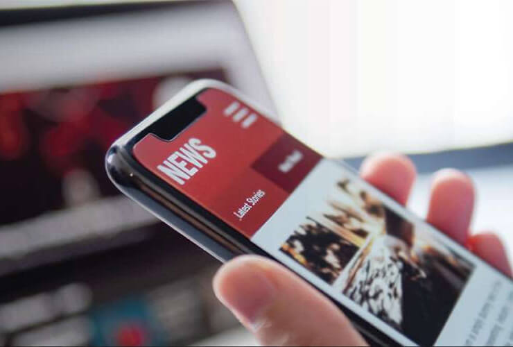 news flash mobile news feed