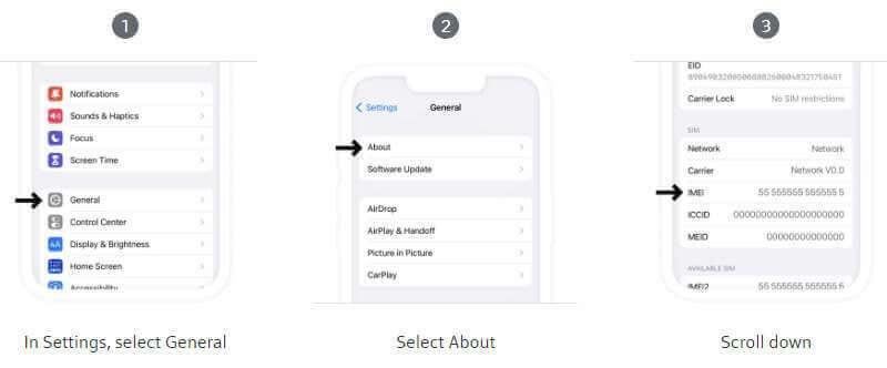 How to find your iPhone's IMEI number