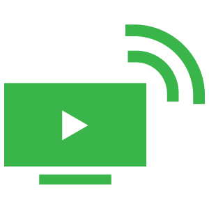 Stream with Wifi icon