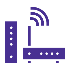 Astound modem and router icon