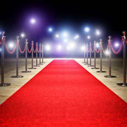Oscars red carpet