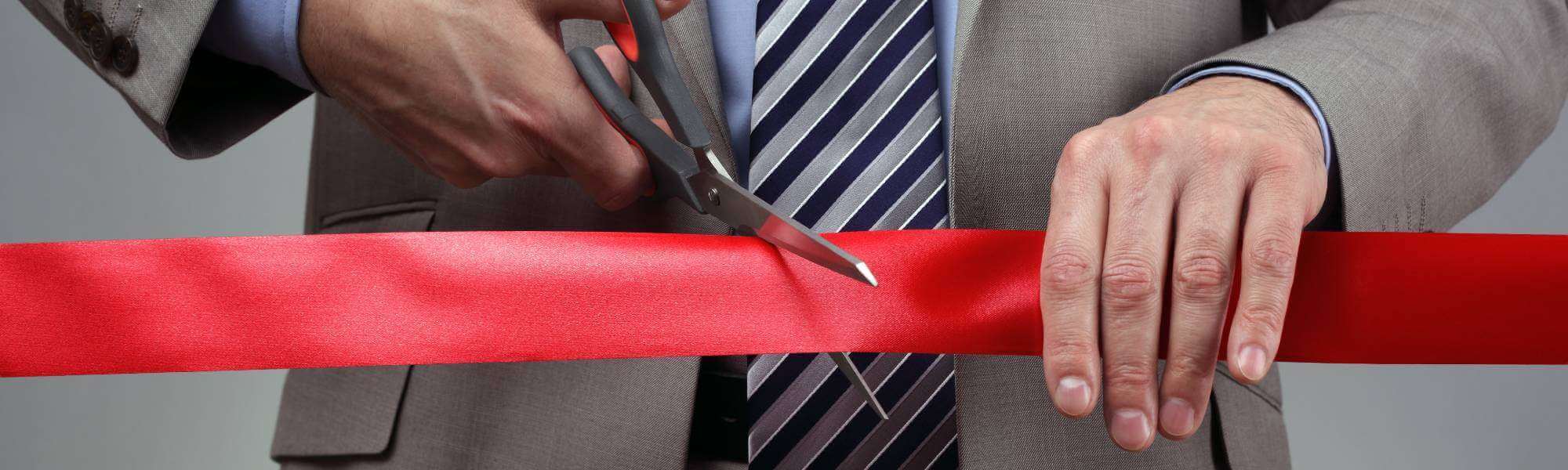 Ribbon cutting