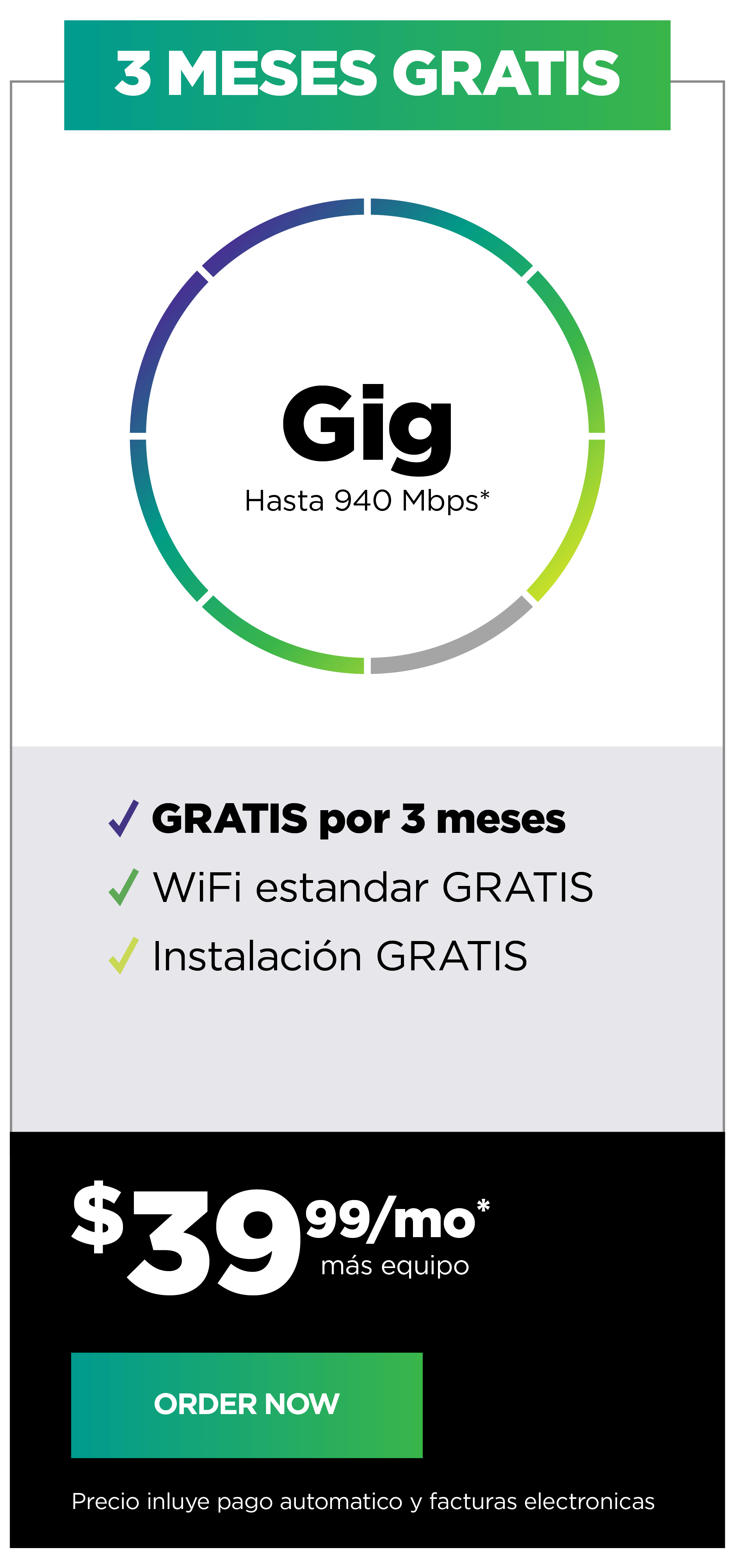 Gig deal in Spanish