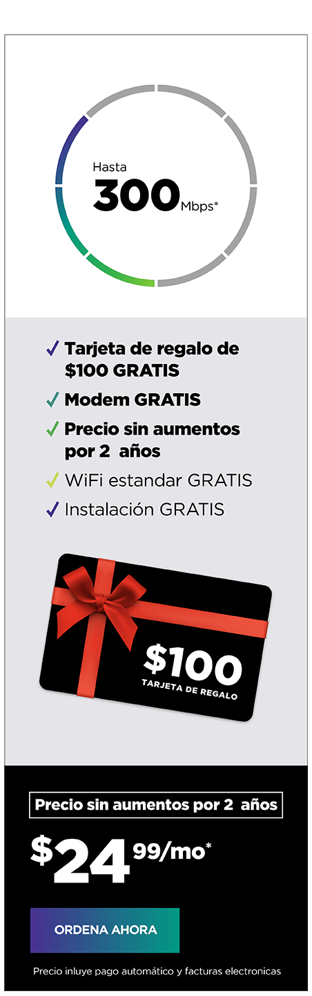 New York 300 Mbps Espanol