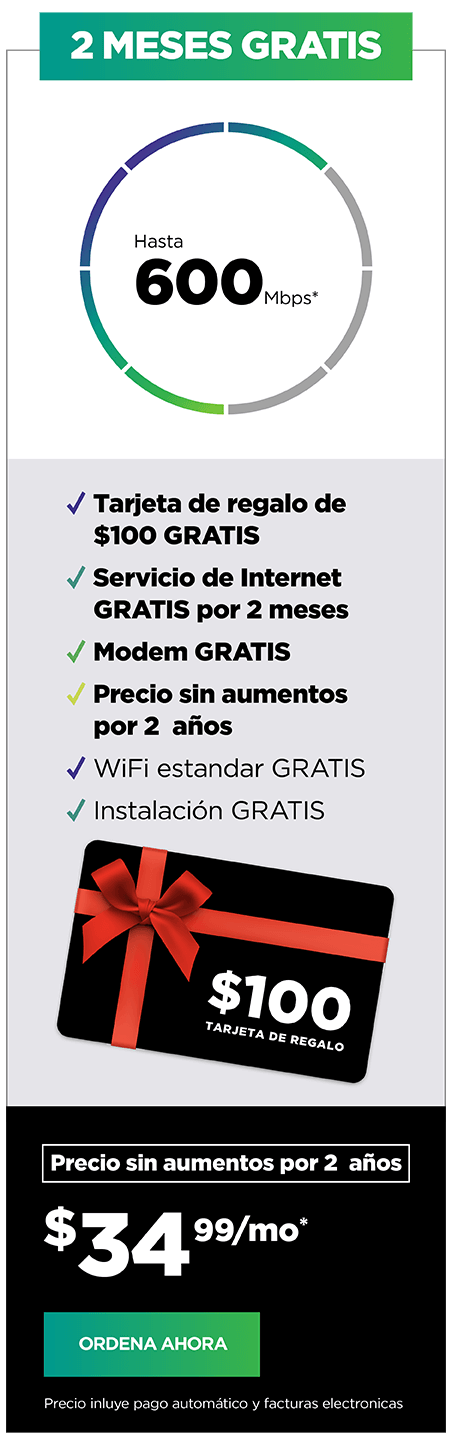 New York 600 Mbps Espanol