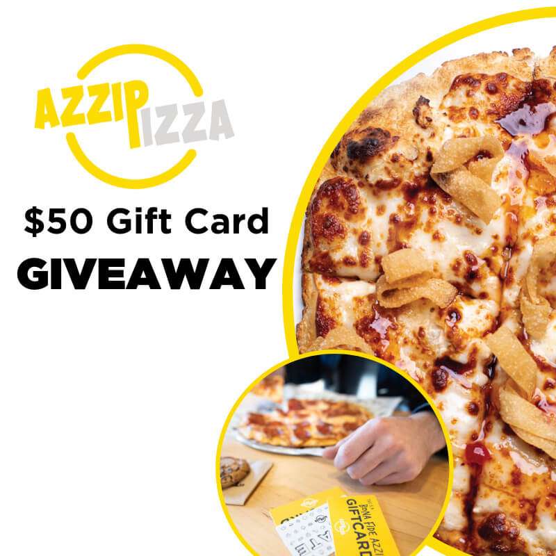 Azzi Pizza $50 Gift Card Giveaway
