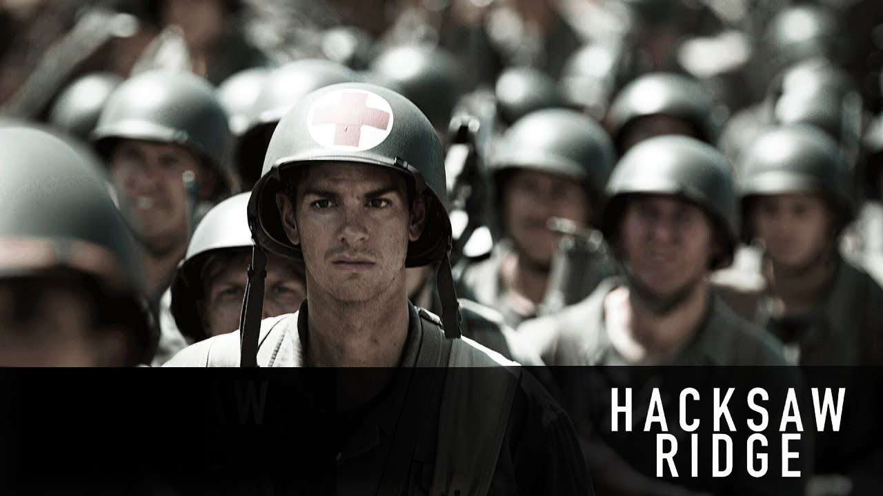 Hacksaw Ridge trailer screen