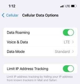 Apple 5G settings: Step 2