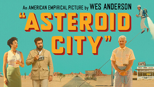 Asteroid City trailer screen