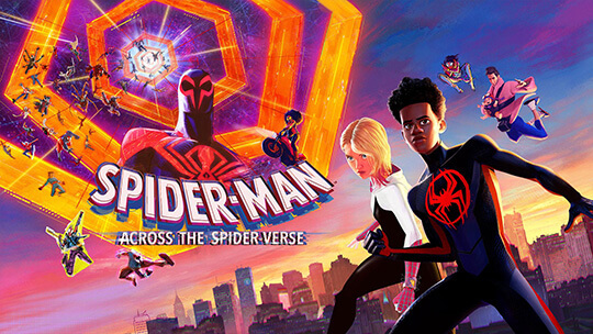 Spiderman: Across the Spiderverse trailer screen