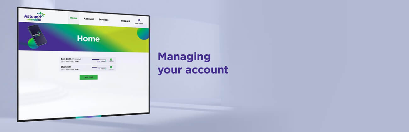 How to manage your account online video screen