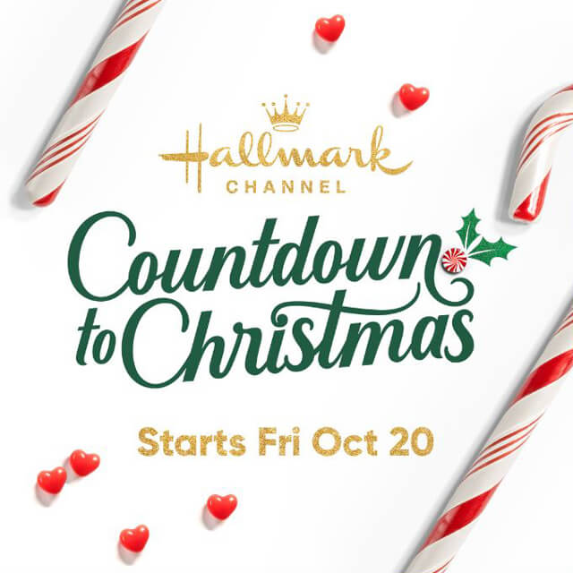 Hallmark countdown to Christmas with candy cane decorations