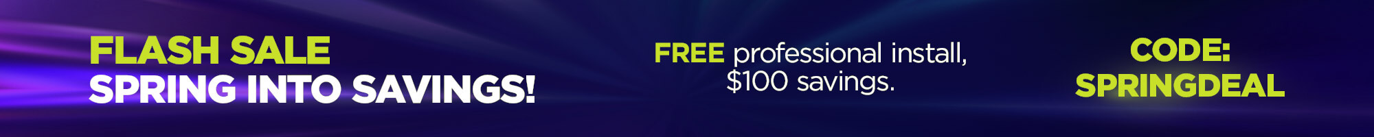 Spring into Savings