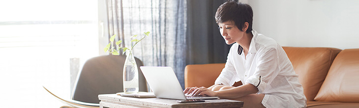 How to monitor network traffic at home- woman on laptop