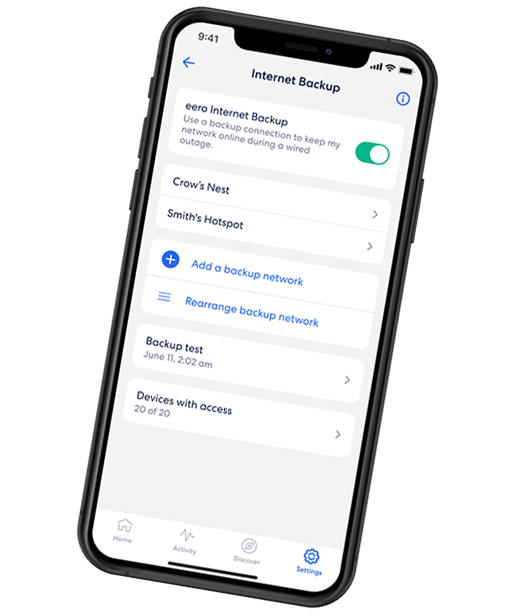 eero Internet backup