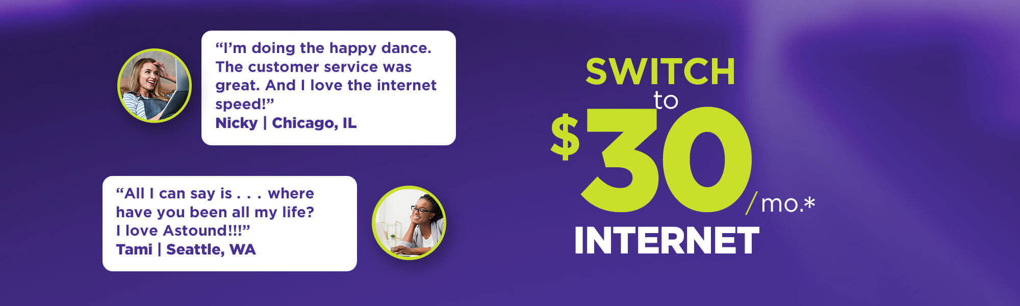Switch to $30 internet