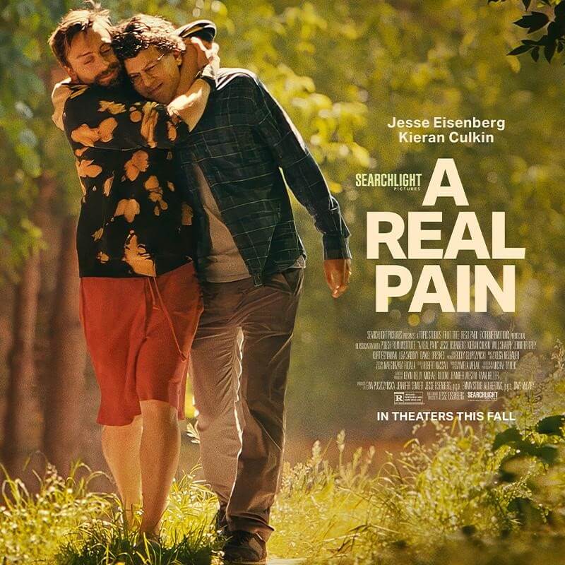 A Real Pain movie key art
