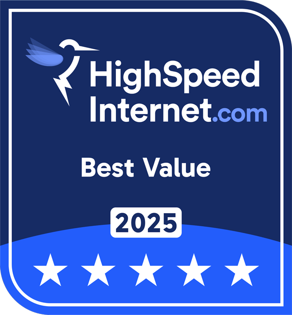 Astound Best Value Award by HighSpeedInternet.com