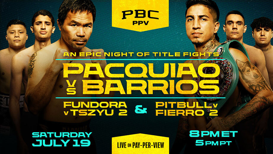 Boxing: Pacquiao vs. Barrios