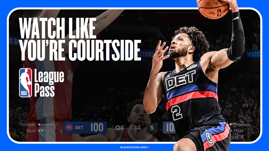 NBA League Pass - Watch like you're courtside