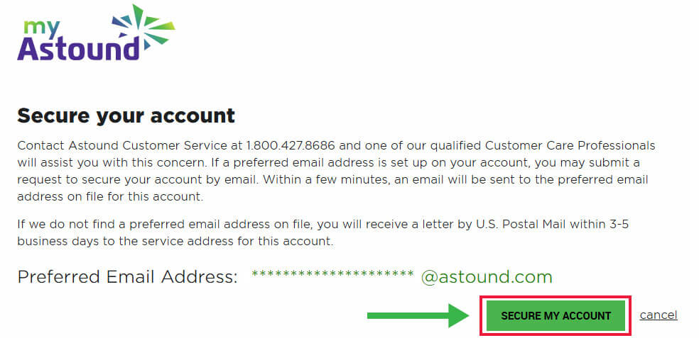 Secure account